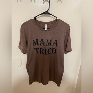 ✨Bella Canvas Mama Tired Tee Size M